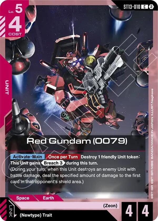Red Gundam (0079) - ST13-010 - Common