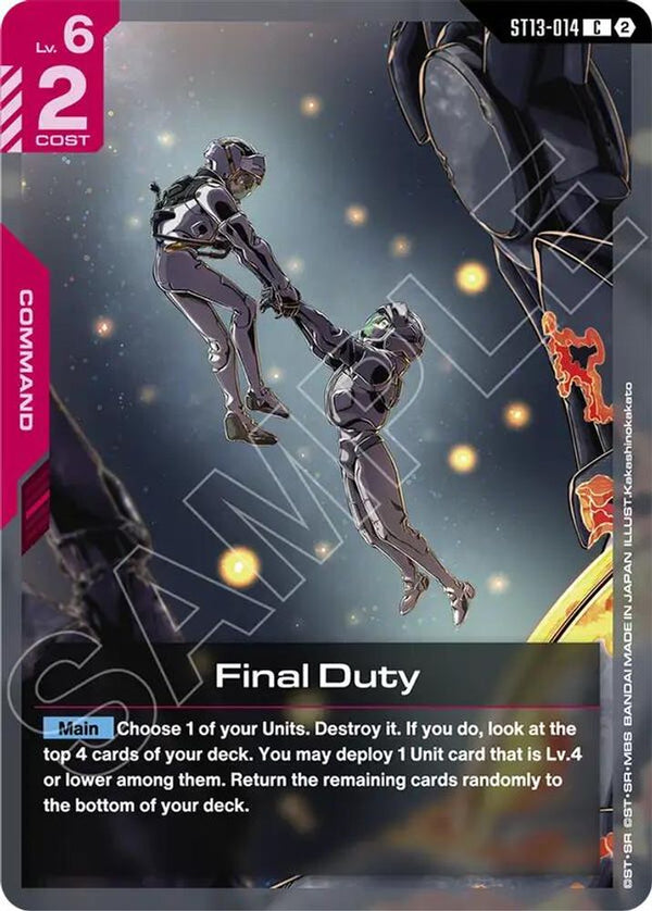 Final Duty - ST13-014 - Common