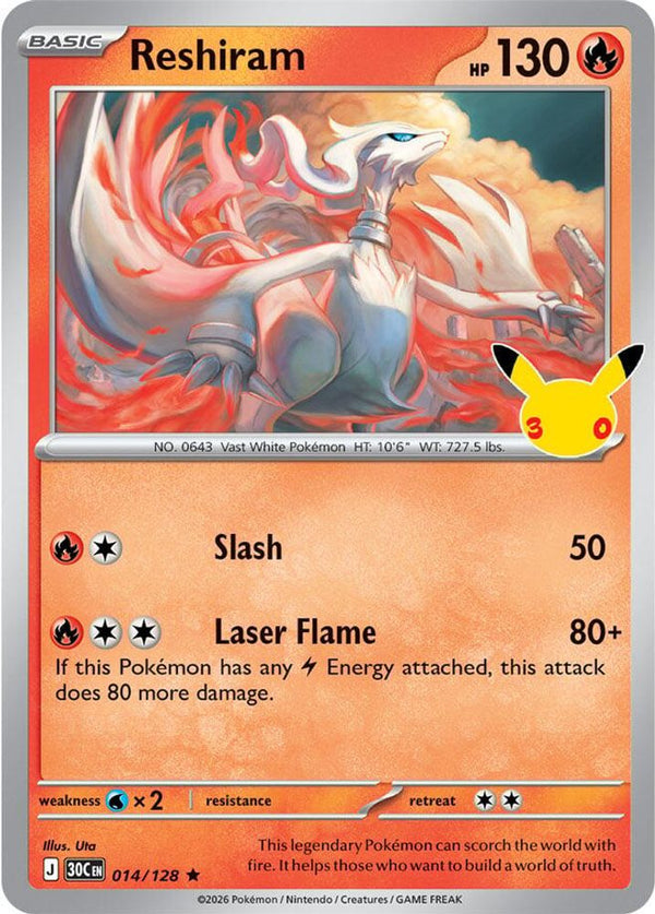 Reshiram - 014/128 - Rare