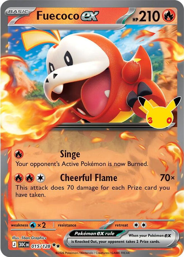Fuecoco ex - 015/128 - Double Rare