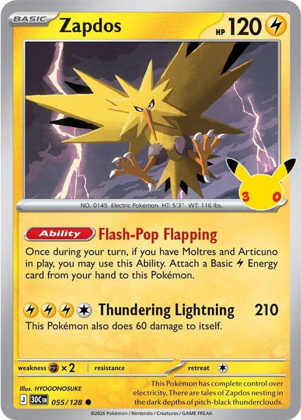 Zapdos - 055/128 - Common