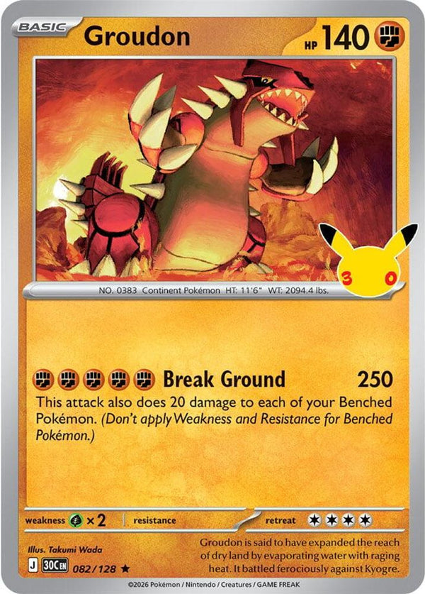 Groudon - 082/128 - Rare