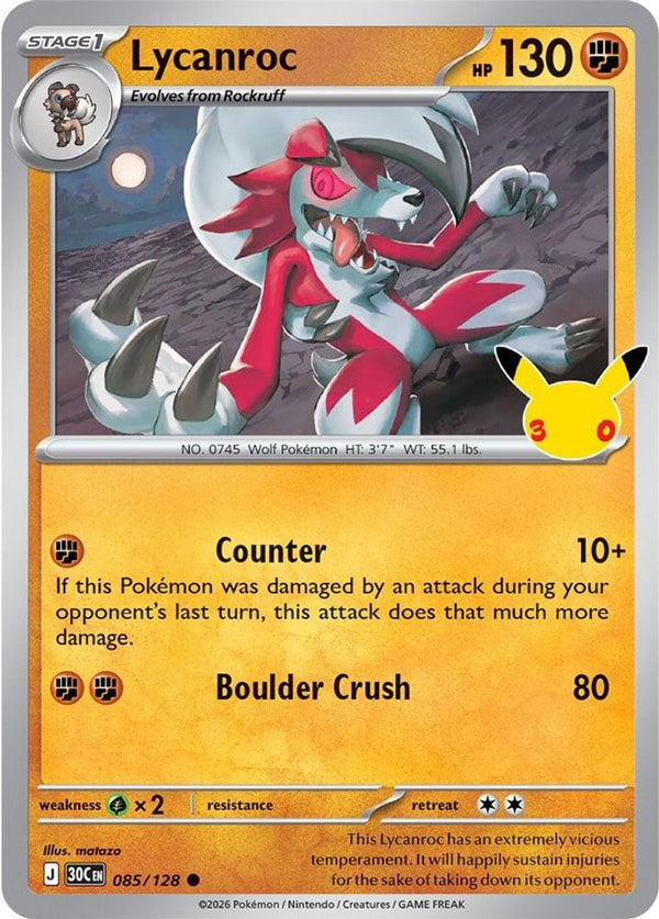 Lycanroc - 085/128 - Common