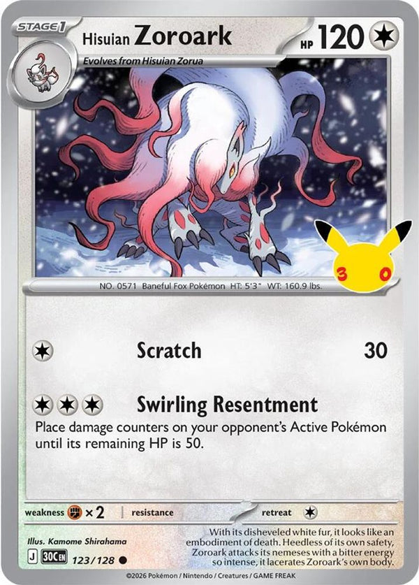 Hisuian Zoroark - 123/128 - Common