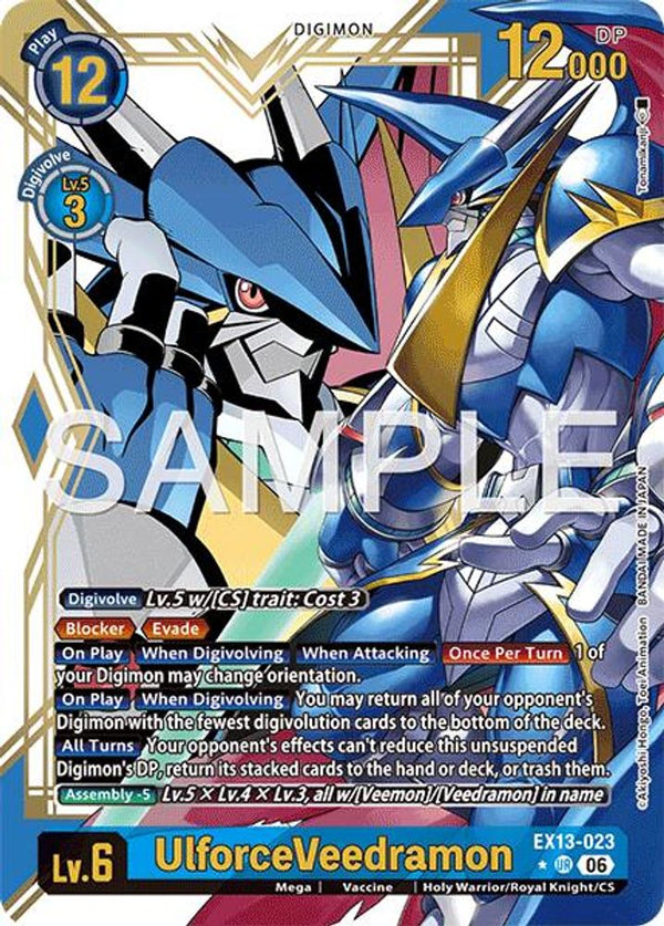 UlforceVeedramon (Alternate Art) - EX13-023 - Ultimate Rare