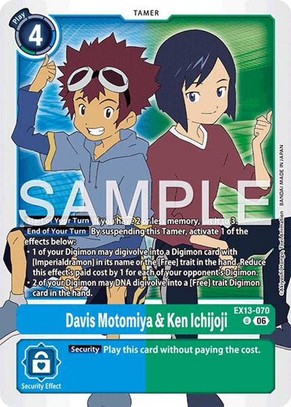Davis Motomiya & Ken Ichijoji - EX13-070 - Uncommon