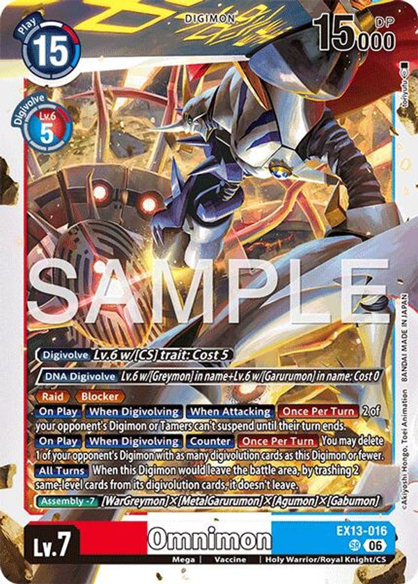 Omnimon - EX13-016 - Super Rare
