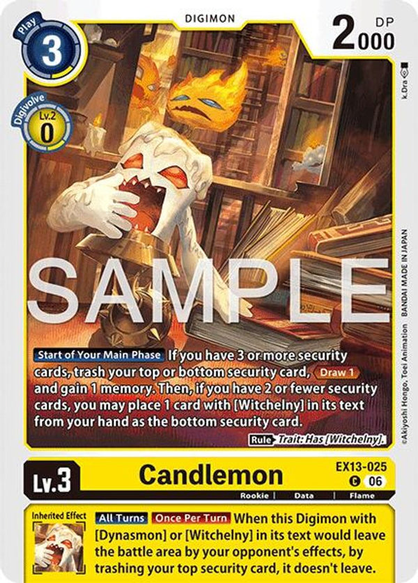 Candlemon - EX13-025 - Common