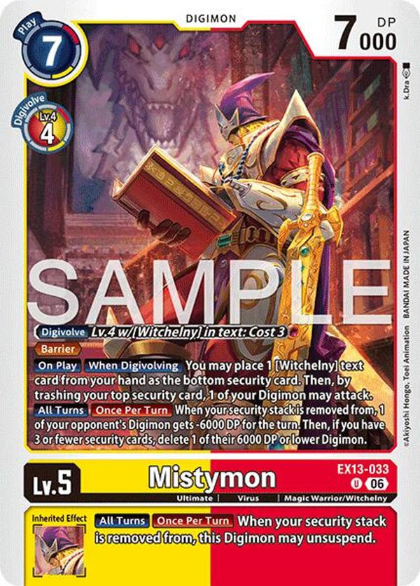 Mistymon - EX13-033 - Uncommon