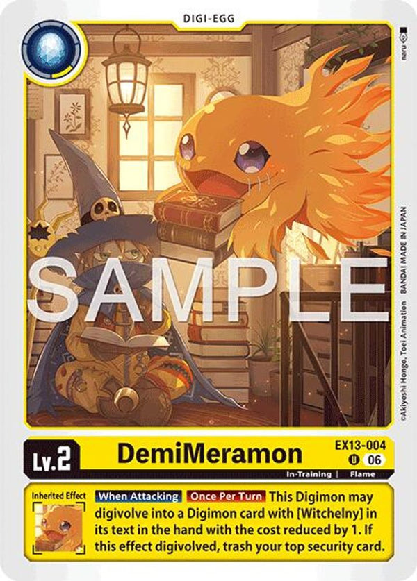 DemiMeramon - EX13-004 - Uncommon