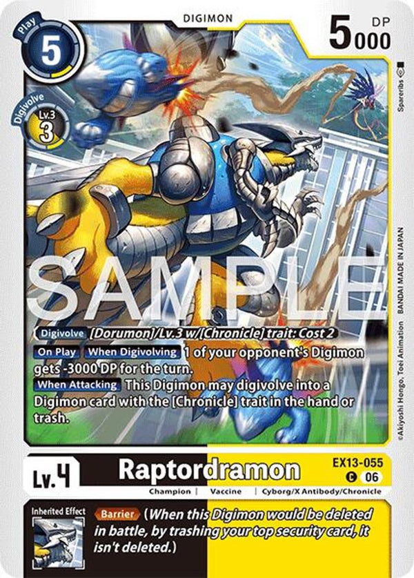 Raptordramon - EX13-055 - Common