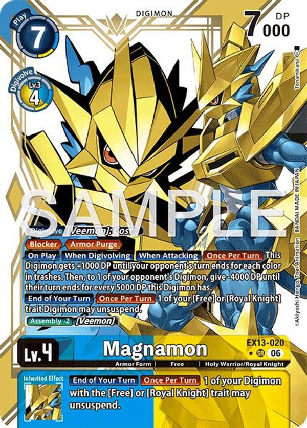 Magnamon (Alternate Art) - EX13-020 - Super Rare