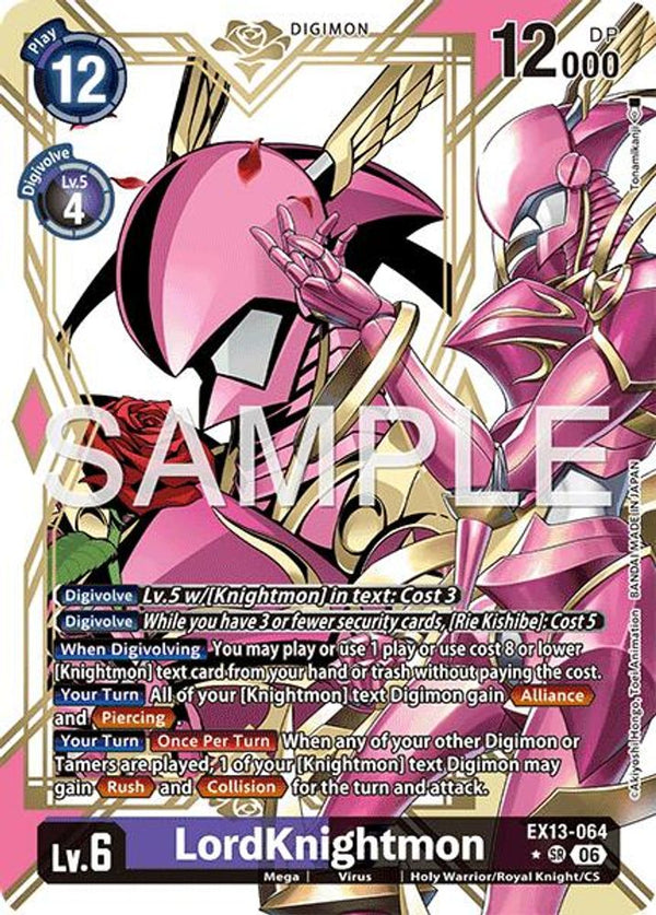 LordKnightmon (Alternate Art) - EX13-064 - Super Rare