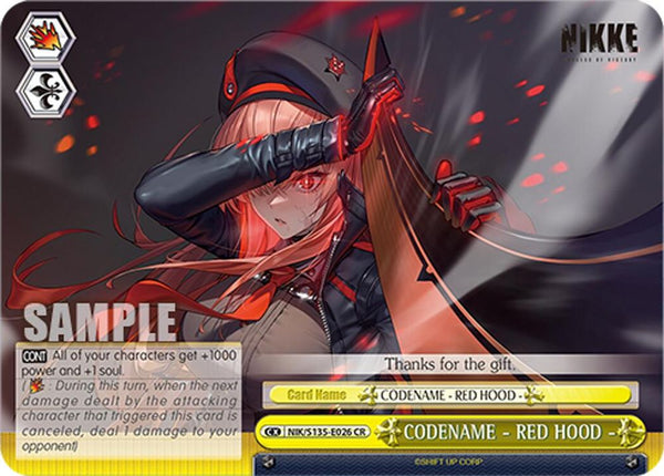 CODENAME - RED HOOD - NIK/S135-E026 - Climax Rare