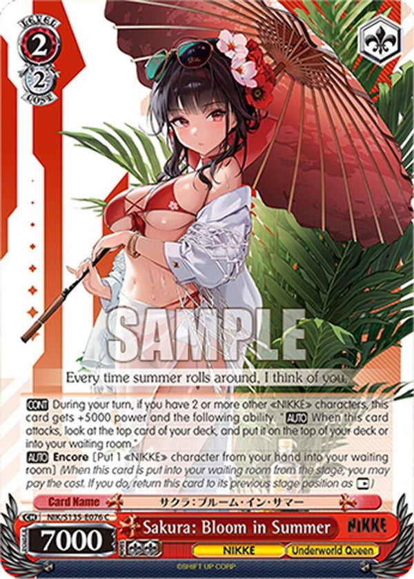 Sakura: Bloom in Summer - NIK/S135-E076 - Common