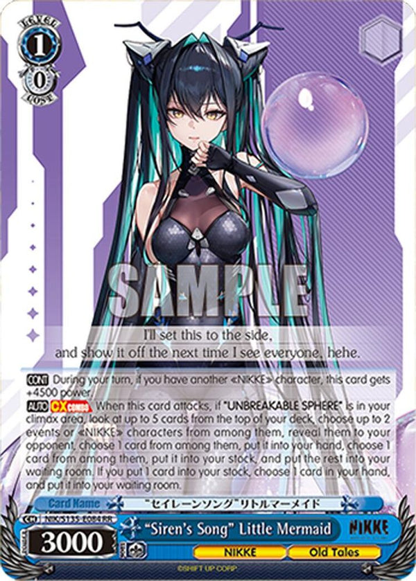 "Siren's Song" Little Mermaid - NIK/S135-E084 - Double Rare