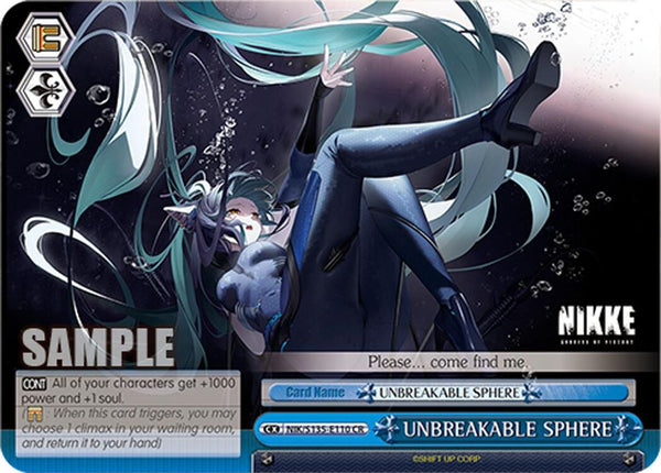 UNBREAKABLE SPHERE - NIK/S135-E110 - Climax Rare
