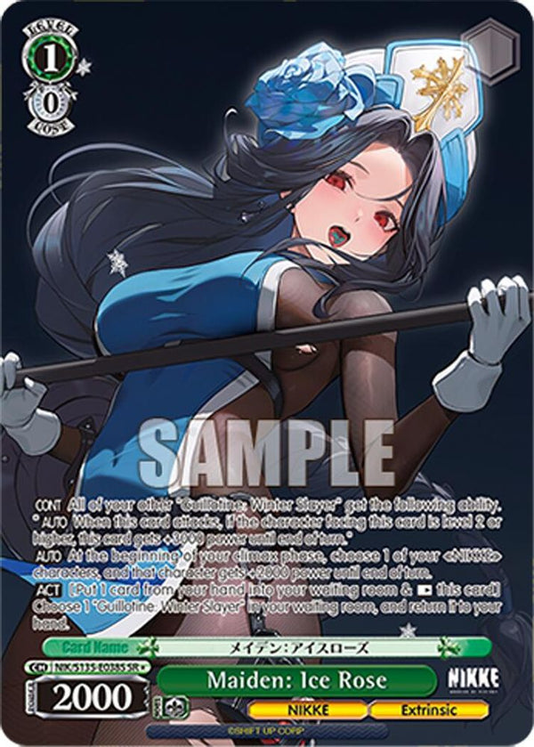 Maiden: Ice Rose (SR) - NIK/S135-E038S - Super Rare
