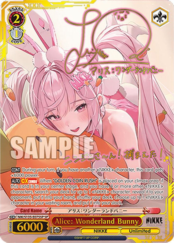 Alice: Wonderland Bunny (SP) - NIK/S135-E075SP - Special Rare