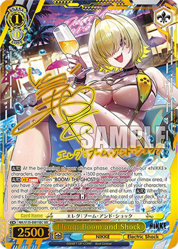 Elegg: Boom and Shock (SEC) - NIK/S135-E001SEC - Secret Rare