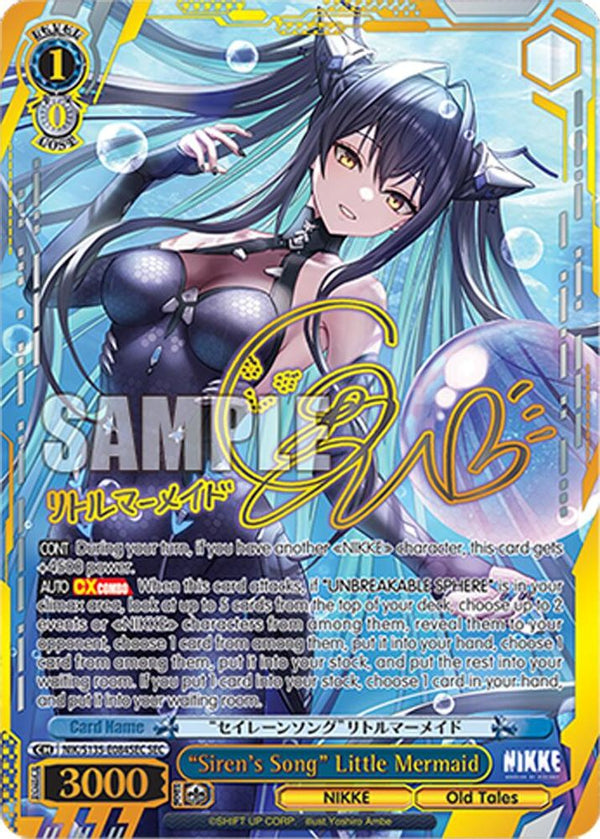 "Siren's Song" Little Mermaid (SEC) - NIK/S135-E084SEC - Secret Rare