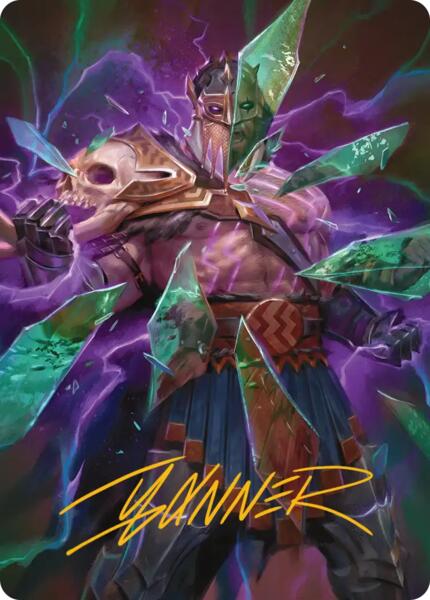 Rise of the Deathbringer Art Card (Gold-Stamped Signature) (AFRA)