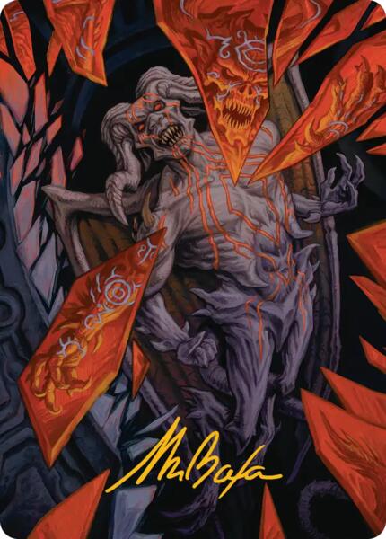 Curse-Marred Demon Art Card (Gold-Stamped Signature) (AFRA)