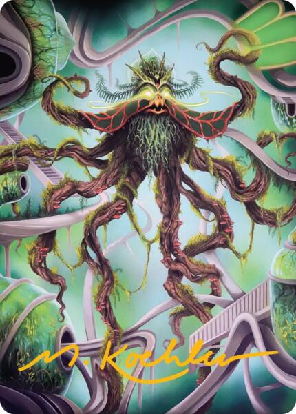 Verdant Kraken Art Card (Gold-Stamped Signature) (AFRA)