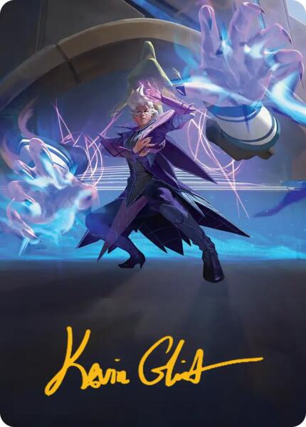 Null Summoner Art Card (Gold-Stamped Signature) (AFRA)