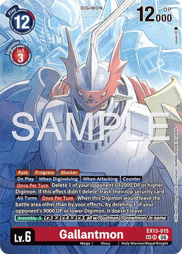 Gallantmon (SP) - EX13-015 - Super Rare