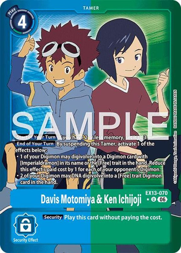 Davis Motomiya & Ken Ichijoji (Limited Foil) - EX13-070 - Uncommon
