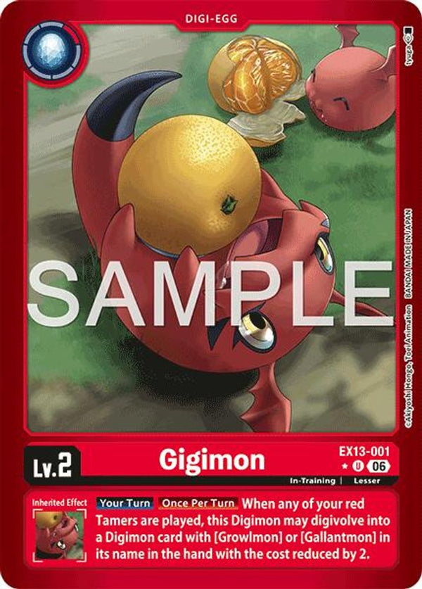 Gigimon (Limited Foil) - EX13-001 - Uncommon