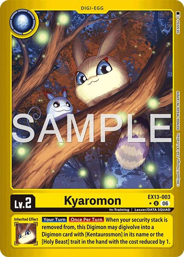 Kyaromon (Limited Foil) - EX13-003 - Uncommon