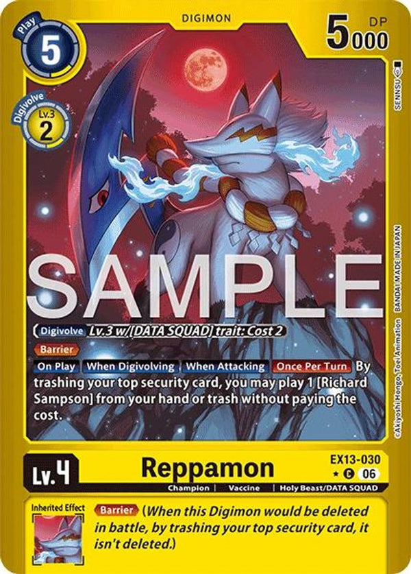 Reppamon (Limited Foil) - EX13-030 - Common