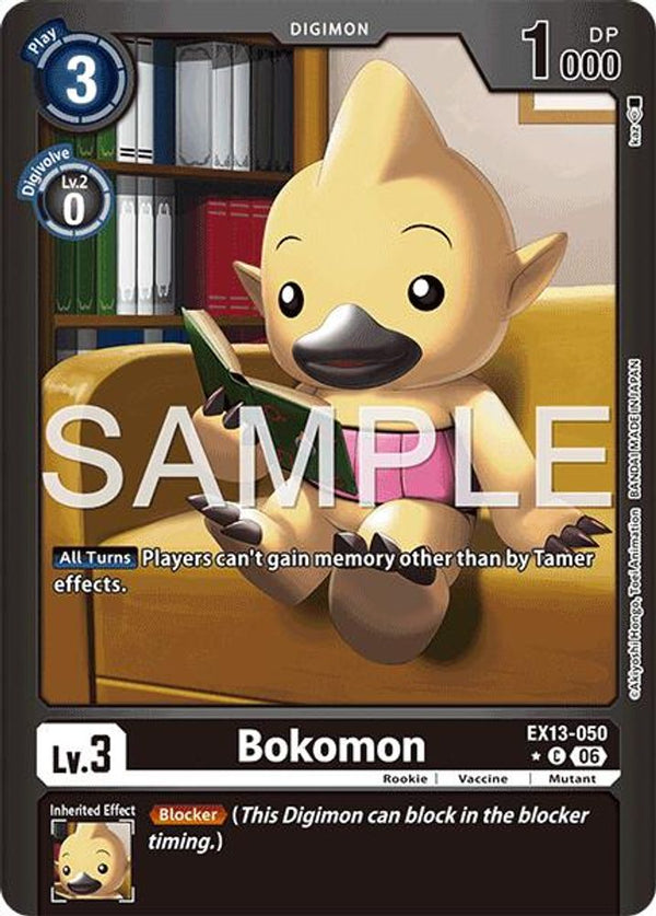 Bokomon (Limited Foil) - EX13-050 - Common