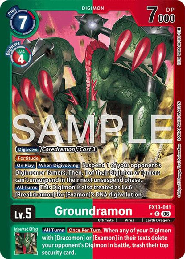 Groundramon (Limited Foil) - EX13-041 - Common