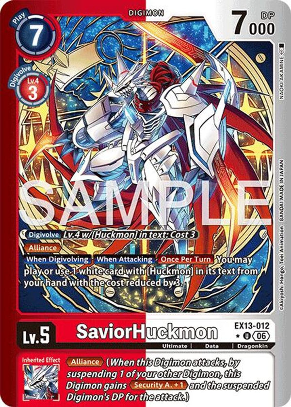 SaviorHuckmon (Limited Foil) - EX13-012 - Uncommon