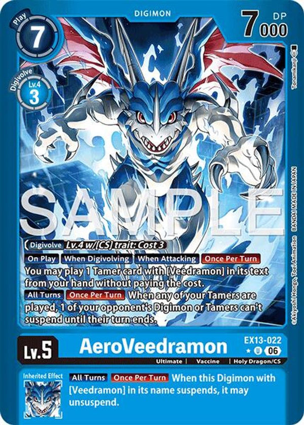 AeroVeedramon (Limited Foil) - EX13-022 - Uncommon
