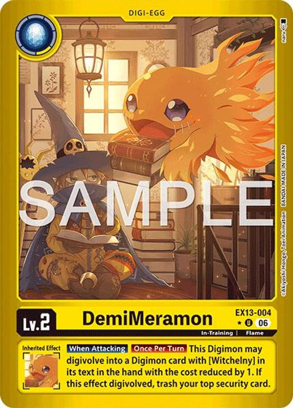 DemiMeramon (Limited Foil) - EX13-004 - Uncommon