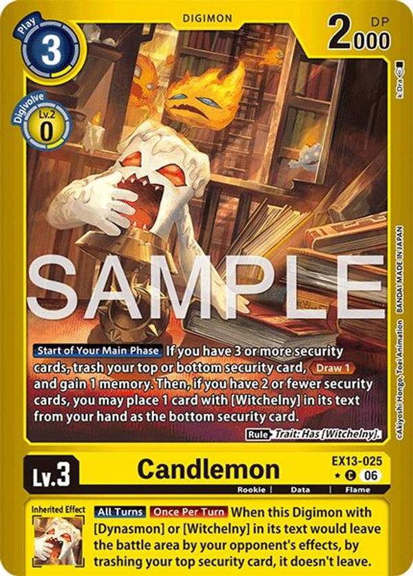 Candlemon (Limited Foil) - EX13-025 - Common