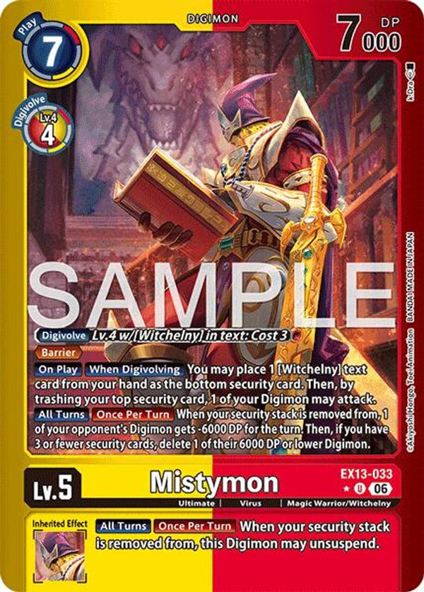 Mistymon (Limited Foil) - EX13-033 - Uncommon