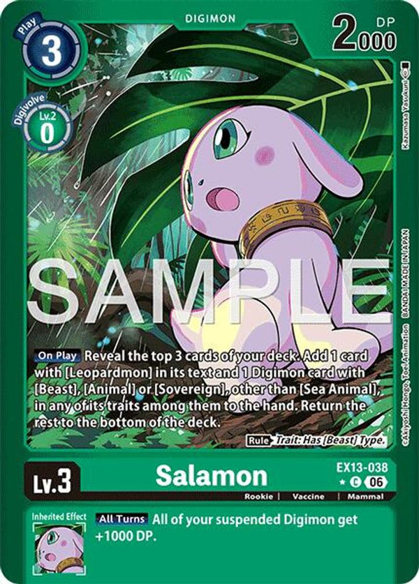 Salamon (Limited Foil) - EX13-038 - Common