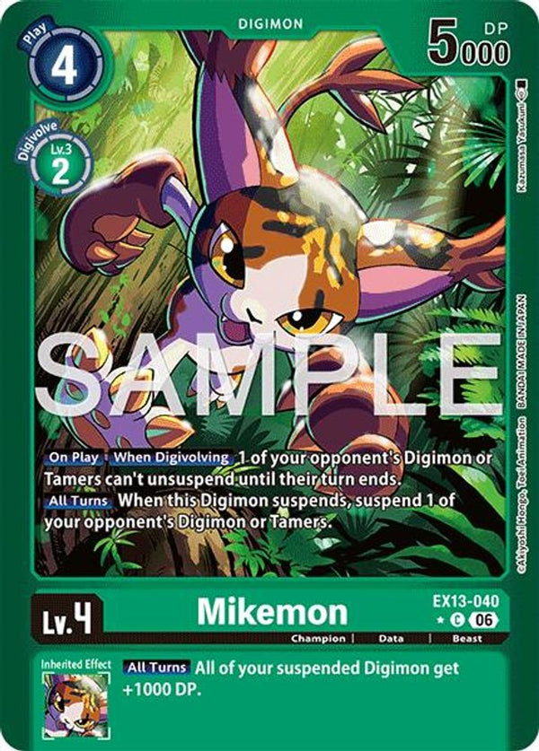 Mikemon (Limited Foil) - EX13-040 - Common