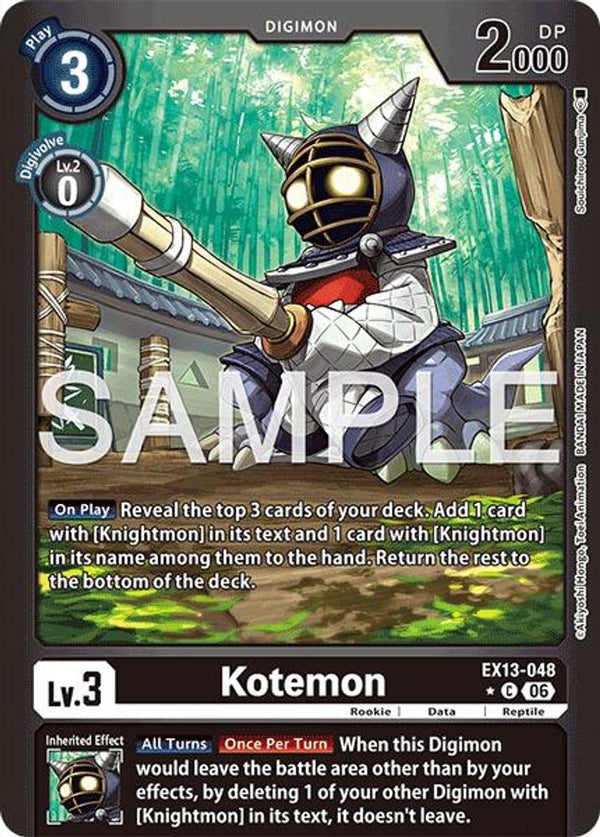 Kotemon (Limited Foil) - EX13-048 - Common