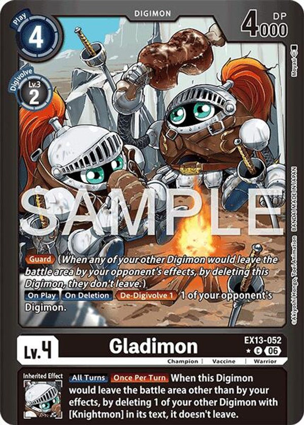 Gladimon (Limited Foil) - EX13-052 - Common