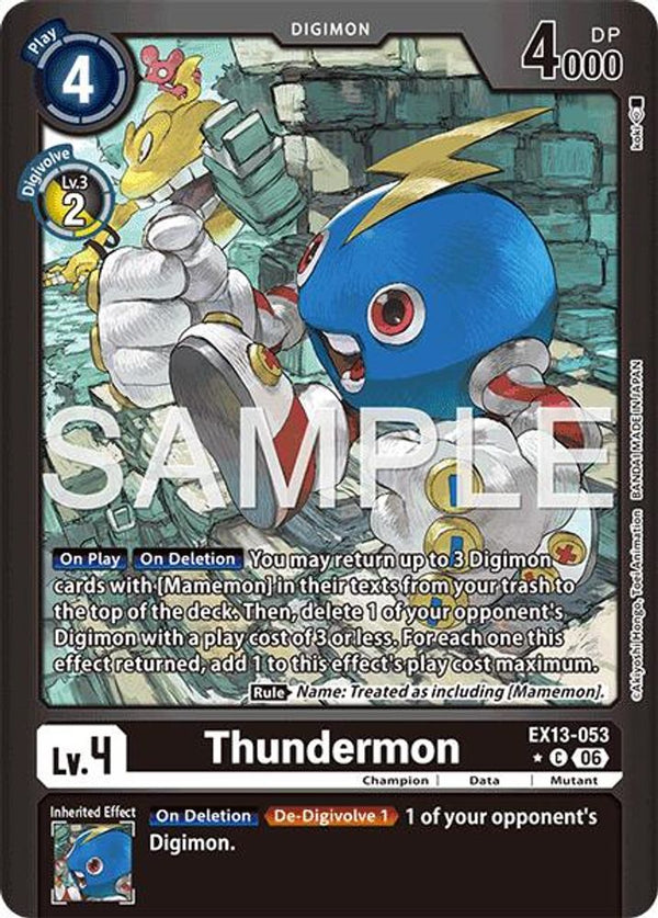 Thundermon (Limited Foil) - EX13-053 - Common