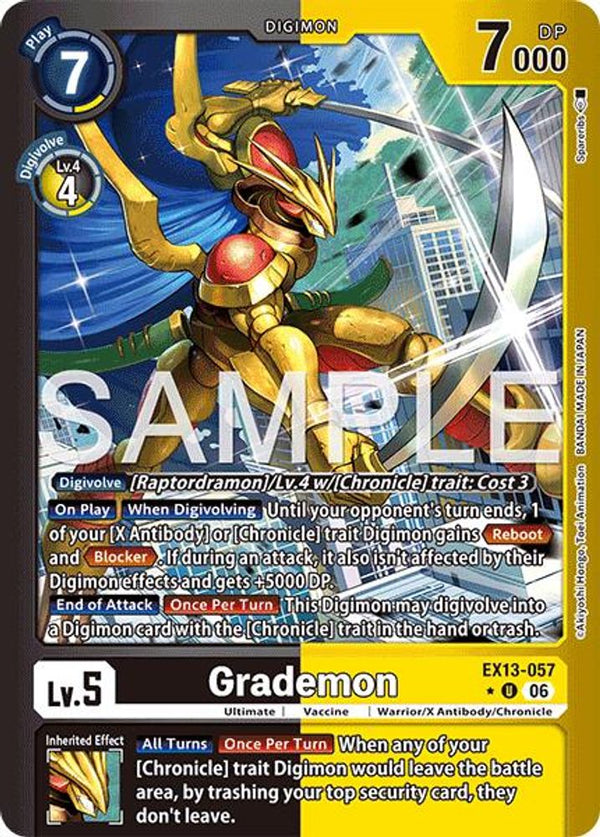 Grademon (Limited Foil) - EX13-057 - Uncommon