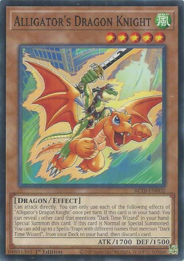 Alligator's Dragon Knight - BETB-EN002 - Common - 1st Edition