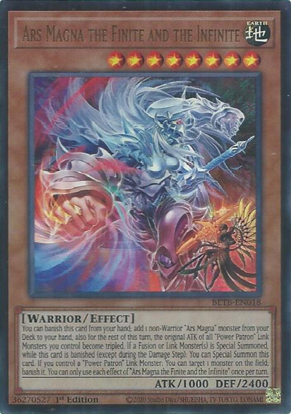 Ars Magna the Finite and the Infinite - BETB-EN018 - Ultra Rare - 1st Edition