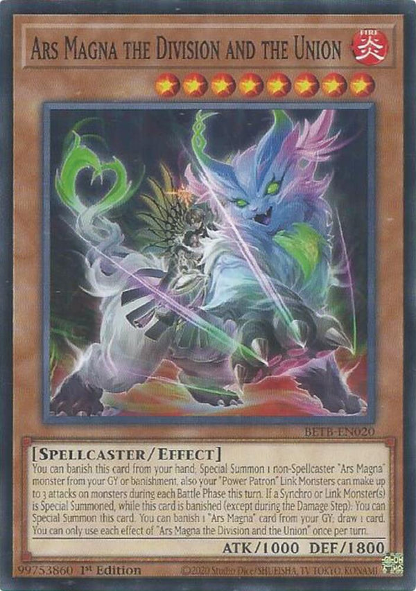 Ars Magna the Division and the Union - BETB-EN020 - Common - 1st Edition